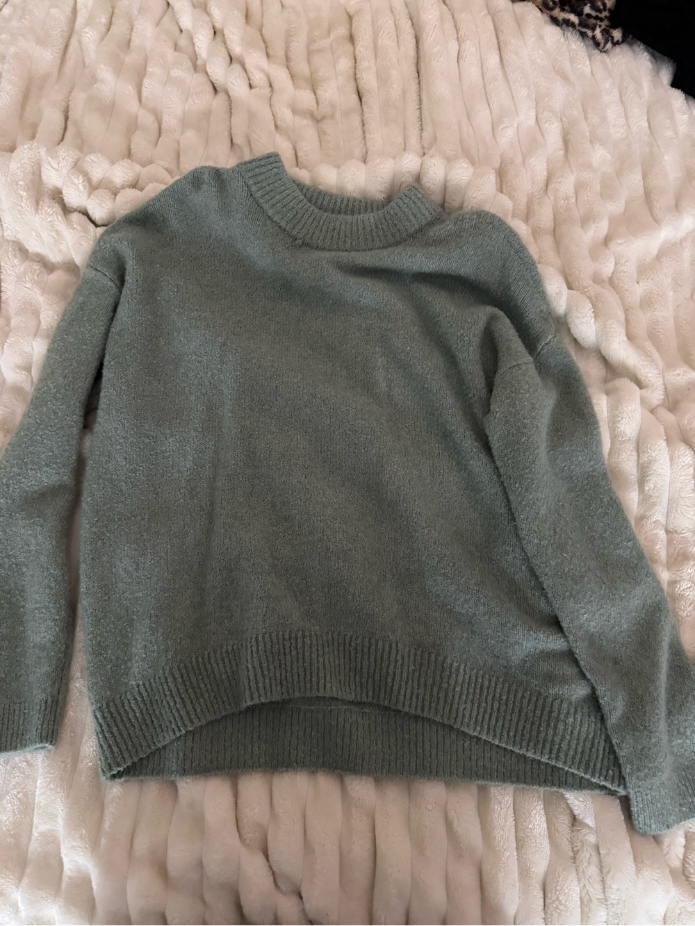 Melrose and Market Crewneck Sweater in Sage Green